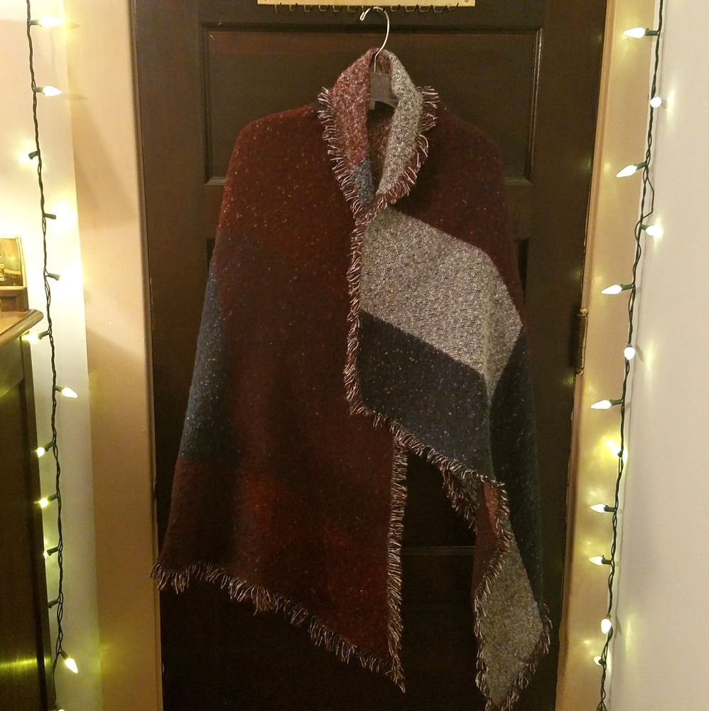 Maroon Cashmere Shawl